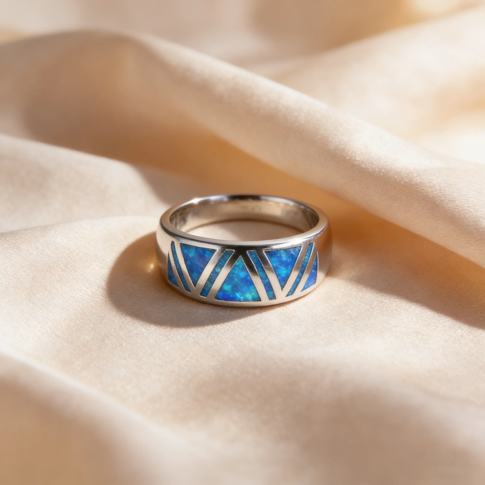 Euro Style Precious Fire Opal Gem Rings For Women & Men Wholesale Fine Jewelry 2025 New Fashion Opal Ring Daily Wear Party Gift