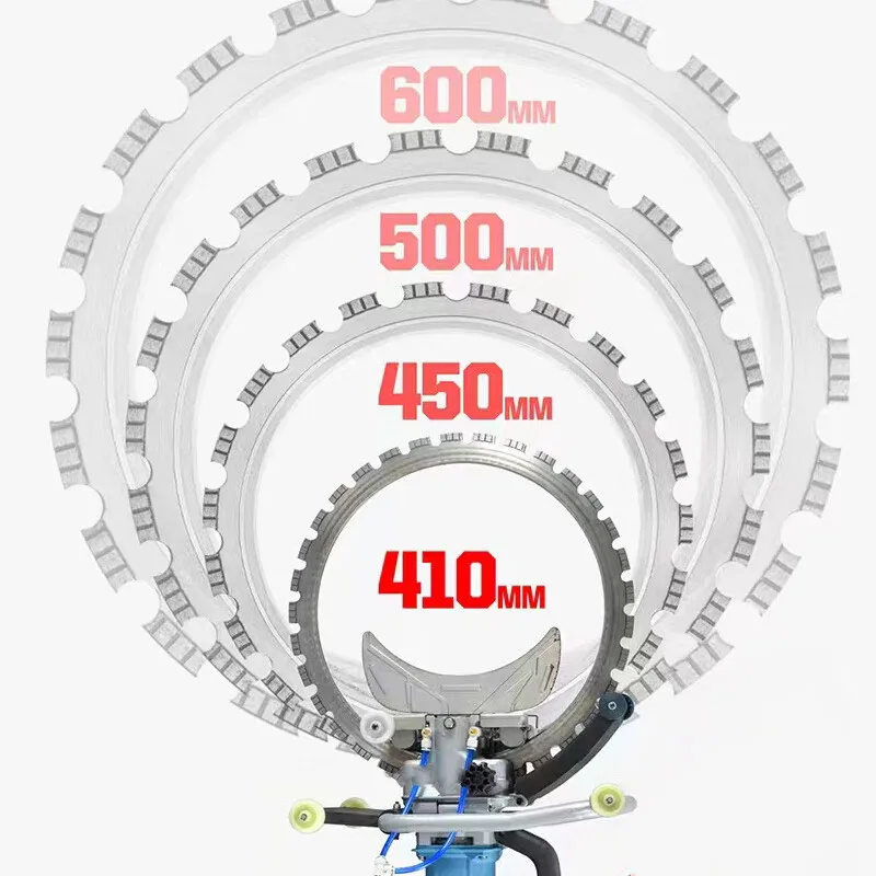 8800W Diamond Concrete Ring Saw  30-50cm Cutting Depth High-Frequency Brushless Portable Electric Power Cutter for Construction