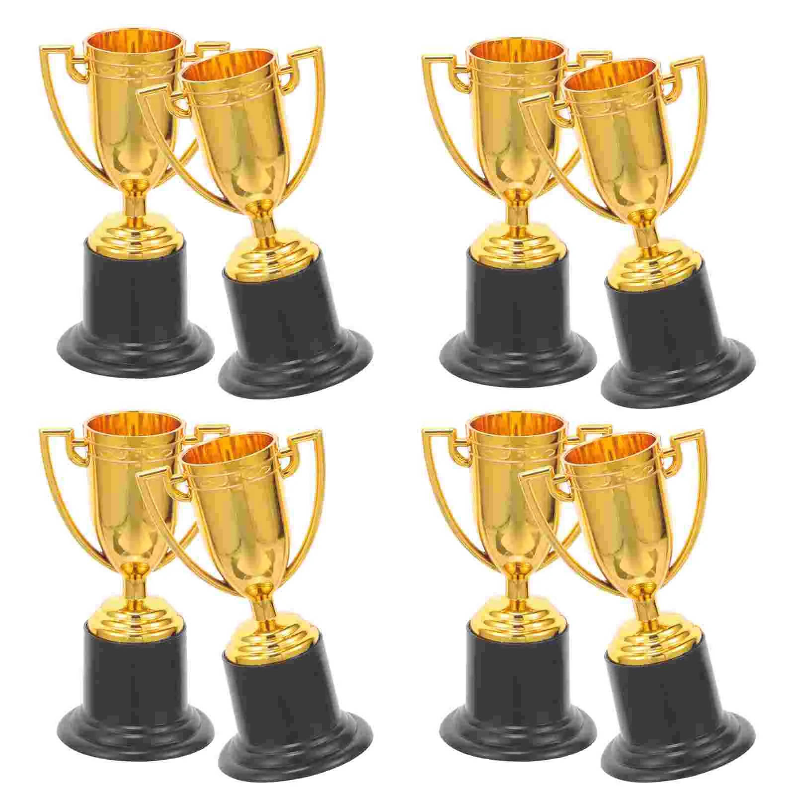 

10 Pcs Trophy for Kids Adornment Small Plastic Stage Performance Customized Photo Prop Lifelike Children