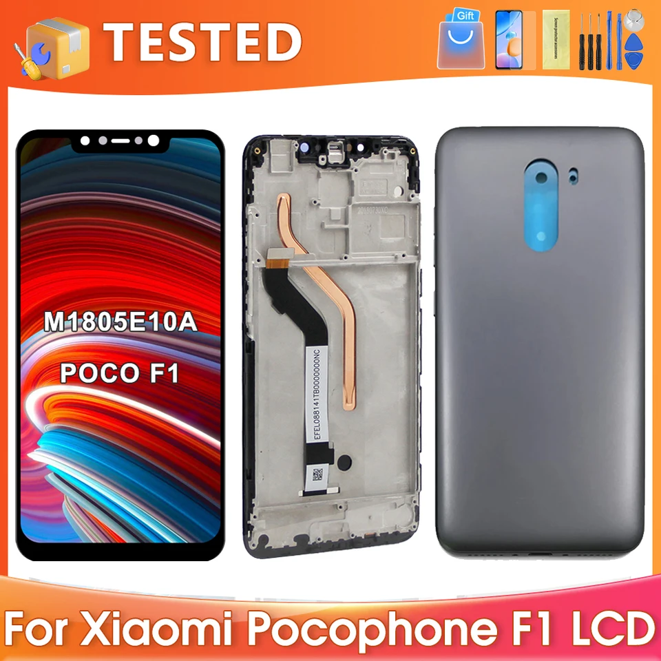 Écran LCD Xiaomi Pocophone F1 M1805E10A - Noir - 6.18 pouces - Téléphonie