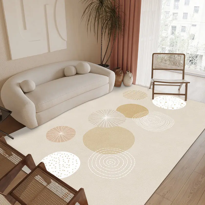 Waterproof and Oil-Proof PVC Rugs for Living Room, Bedroom Carpet, Sofa, Coffee Table Rug, Bathroom, Anti-Slip Carpets