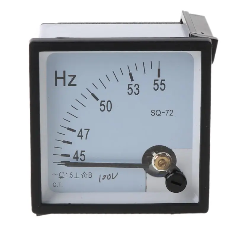 100V 220V 380V Analog Panel Frequency Tester Meter Gauge for Hertz