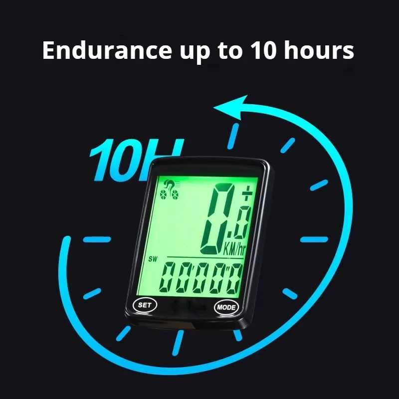 كمبيوتر دراجة بشاشة تعمل باللمس لاسلكية ، عداد السرعة للدراجة الجبلية ، مستشعر إيقاع ، نظام تحديد المواقع ، ملحقات الدراجة