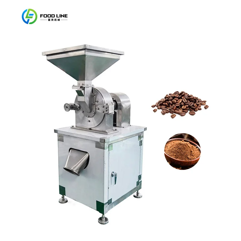Máquina pulverizadora de cacao, molino de arroz, soja, granos alimenticios y maíz con motor, máquina para moler canela en polvo, personalizable.