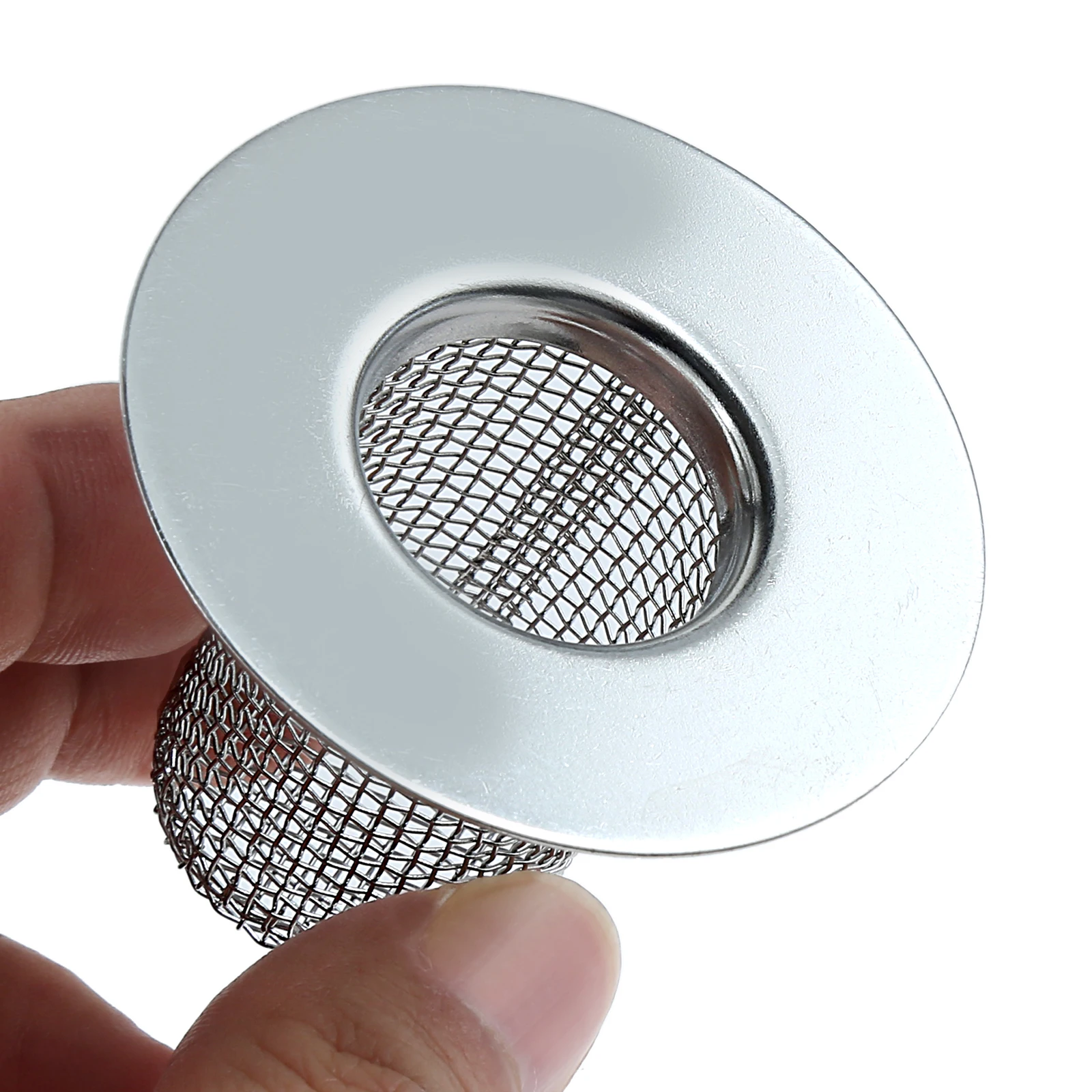 Filtro de drenaje de suelo de acero inoxidable 304, colador de pelo para fregadero de ducha, filtro antiobstrucción para fregadero de cocina, accesorios de baño, 1 ud.