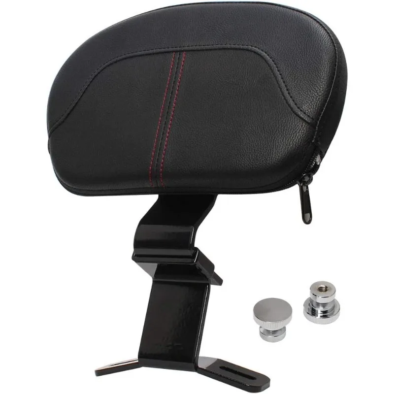 

Cushion Motorcycle Leather Driver Rider Backrest Seat Back Rest for Harley Touring CVO Electra Road Street Glide Road King 09-22