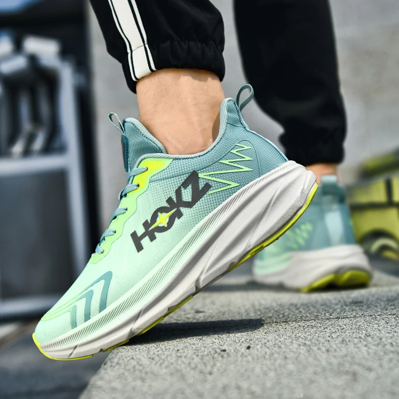 Men's Sports Shoes Thick Sole Running Shoes Breathable High Quality Soft Sole Outdoor Sports Leisure Mesh Men's Running Shoes image 6