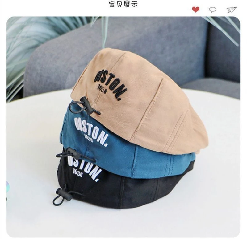 قبعة أطفال النسخة الكورية للربيع والخريف للربيع والخريف على الطراز الأجنبي للأولاد قبعة متعددة الاستخدامات للأطفال والبنات