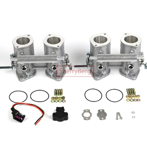 트윈 스로틀 바디 인젝션, 연료 레일, TPS, DCOE/DHLA Weber/Dellorto/Solex/EMPI용, 40 dcoe, 40mm, 2 개