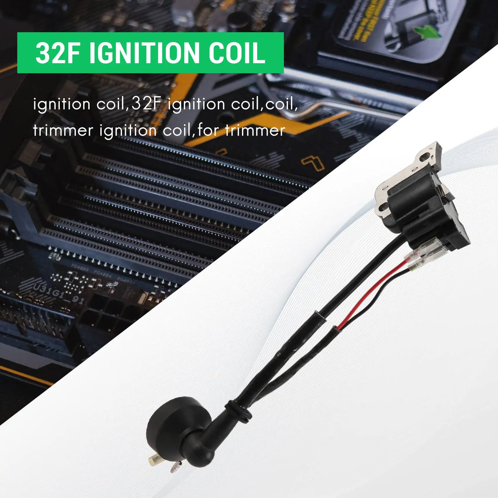 

A31Z-1Pcs 32F Brush Cutter Hedge Trimmer Ignition Coil 36MM