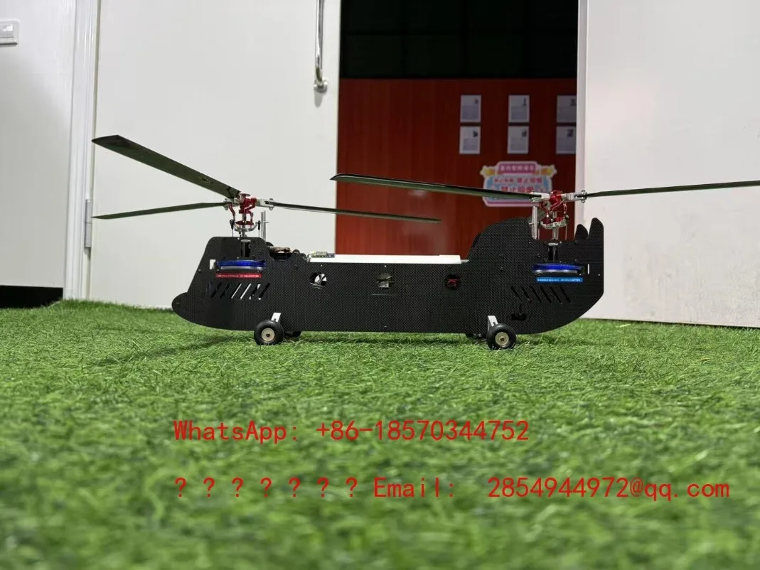 2026 450 Remote Control Helicopter Tandem Twin Rotor Model Aircraft Mechanical Deposit