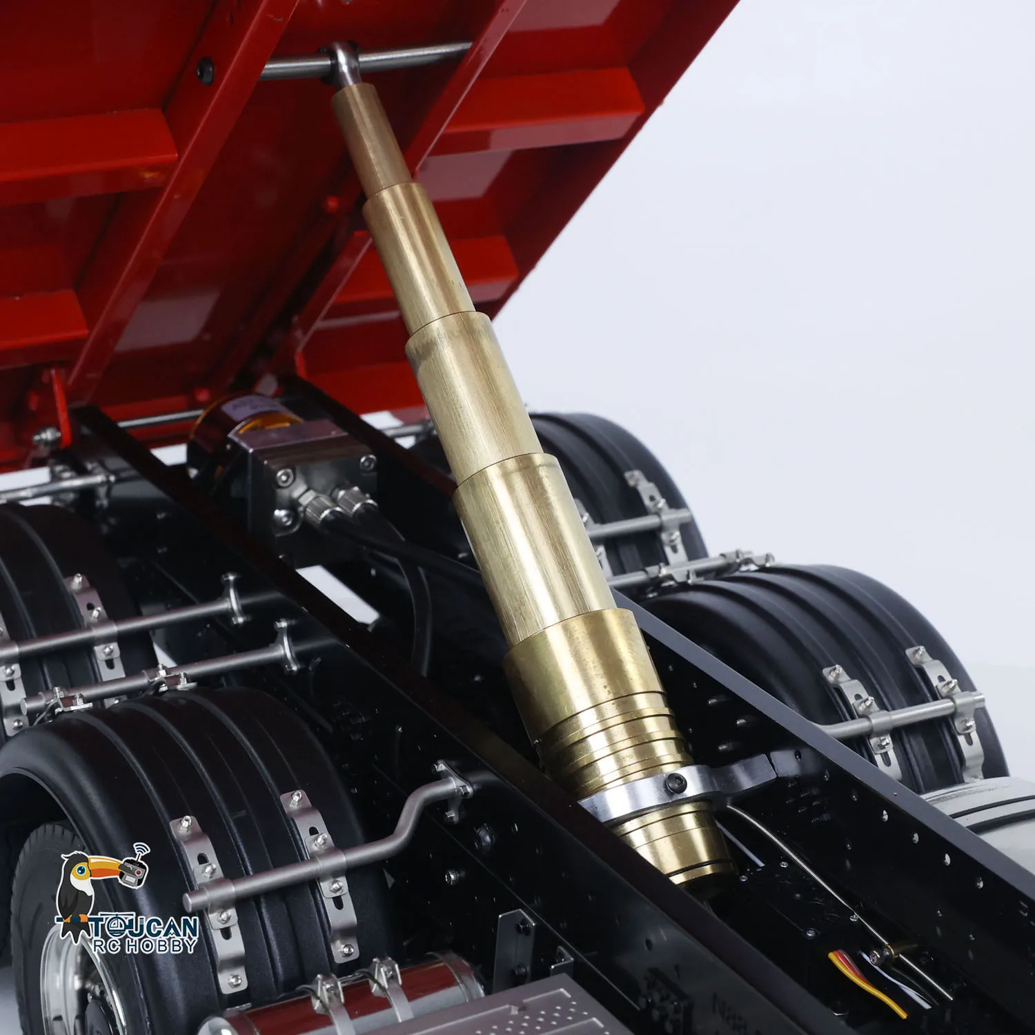 

8x8 1/14 RC гидравлический самосвал металлический радиоуправляемый самосвал модель автомобиля звуки огни 3-скоростная коробка передач дифференциальный замок оси