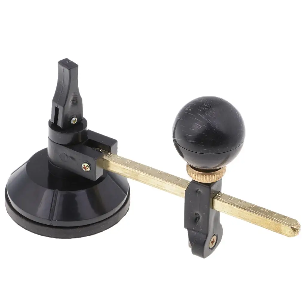 Glass Cutting Tool Compasses Glass Circle Cutter Adjustable Arm Round Glass Cutter for DIY Stained Glass Projects