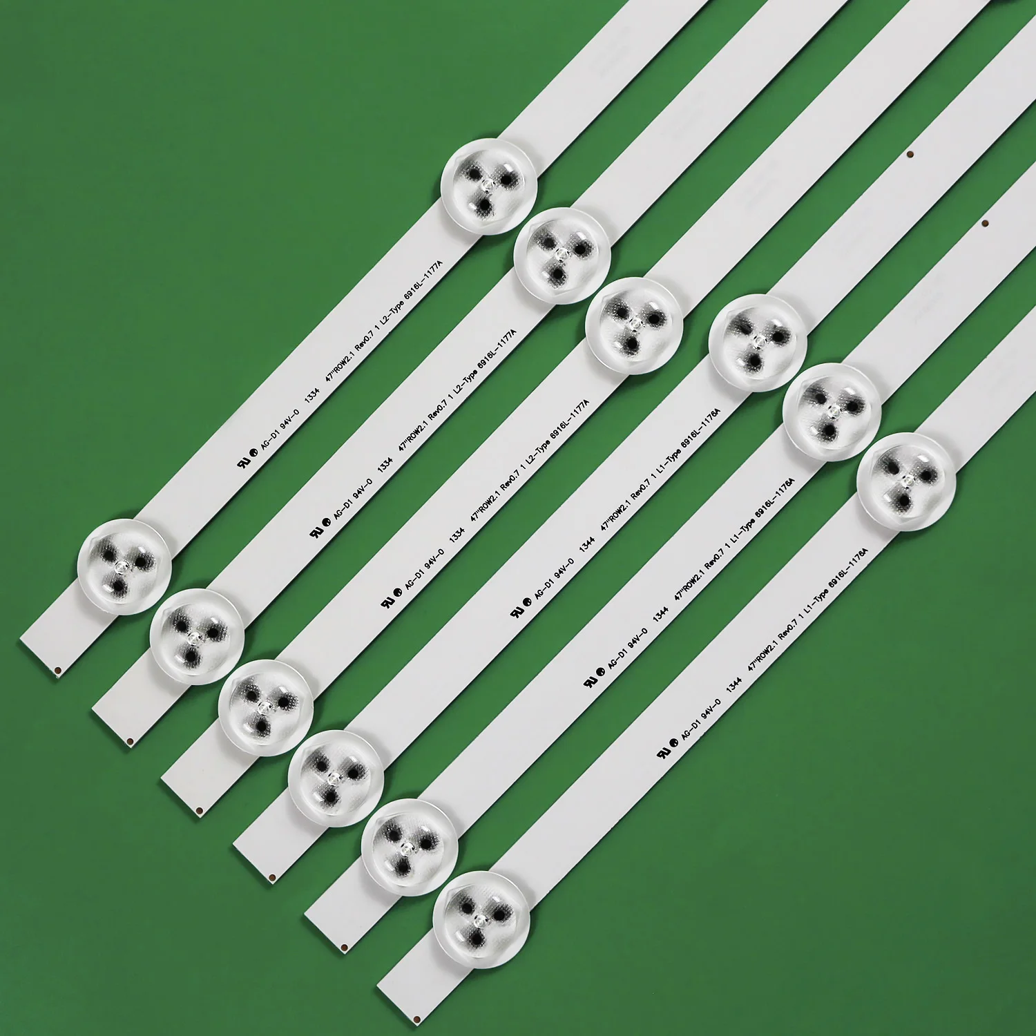 LED الخلفية شريط مصابيح ل 47LA6156-ZB 47LA615S-ZA 47LA615S-ZB 47LA615V-ZA 47LA615V-ZB 47LN570S-ZA 47LN5750-UH 47LA621V-ZD #4