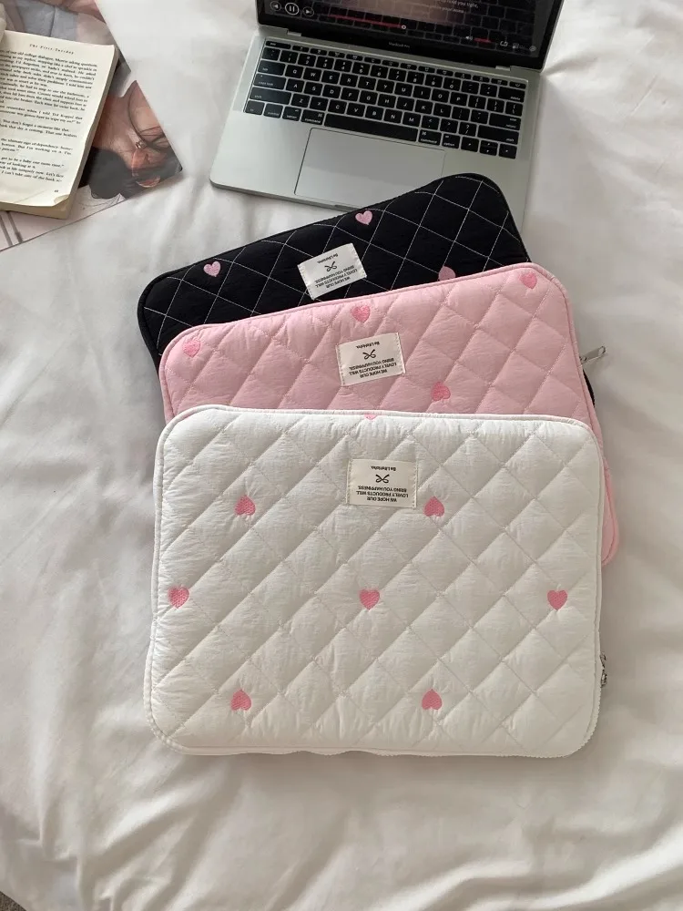 cute Laptop Sleeve Case Bag Portable Computer Cover Bag Tablet Pouch For Ipad 9.7-11 Macbook Air Pro 13 14 15 15.6 16 Inch Cover