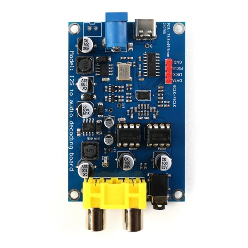 Super Sale HIFI ES9038Q2M I2S Decoder Board DSD512 Upgrade Decoder for DAC Bluetooth Device Player 32Bit ES9038