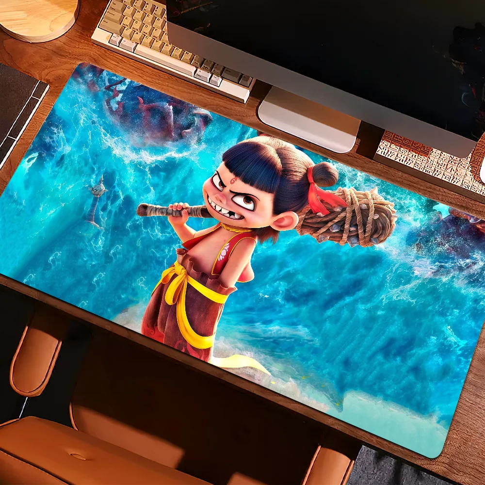 Mouse 2 Zha Pad Anti-fray Home Custom Cartoon Ne Fantasy Ergonomic Office Rubber Large Comedy Desk Mat Keyboard PC Non-slip