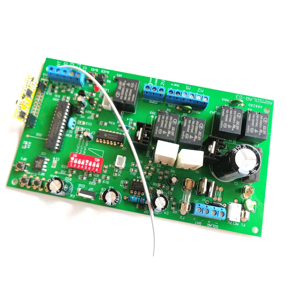 12VDC swing gate opener motor Electronic card circuit board controller for Auto Electric Swing Gate Opener