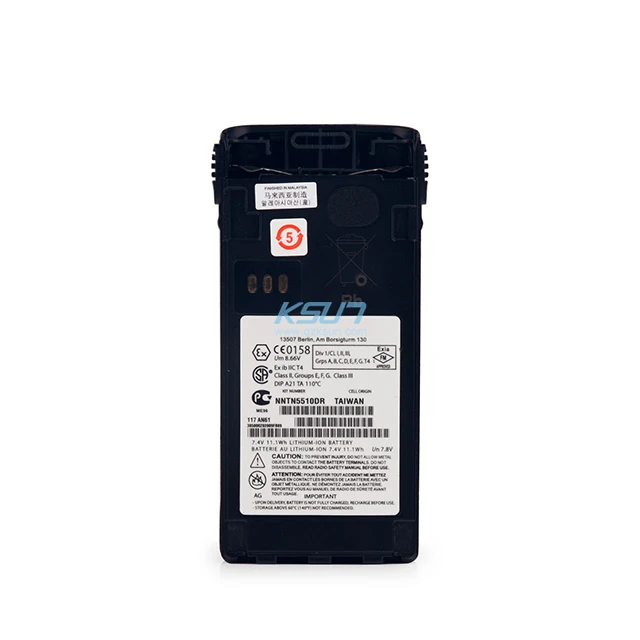 

NNTN5510DR Walkie-Talkie Explosion-Proof Lithium Ion Battery 1480mAh for motorol GP329EX PTX760EX Walkie-talkie Accessories