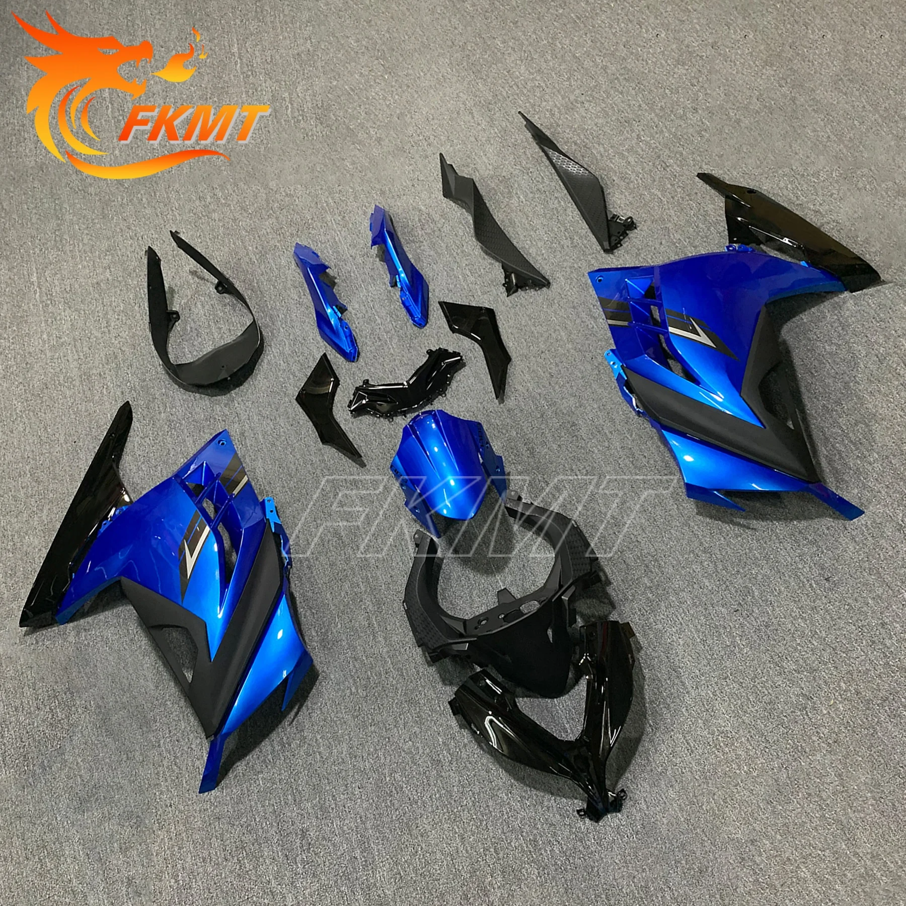 

Bodywork Fairing Kit Black Motorcycle Full Fairing Injection ABS For Kawasaki Ninja250R Ninja300 2013-2017 Set