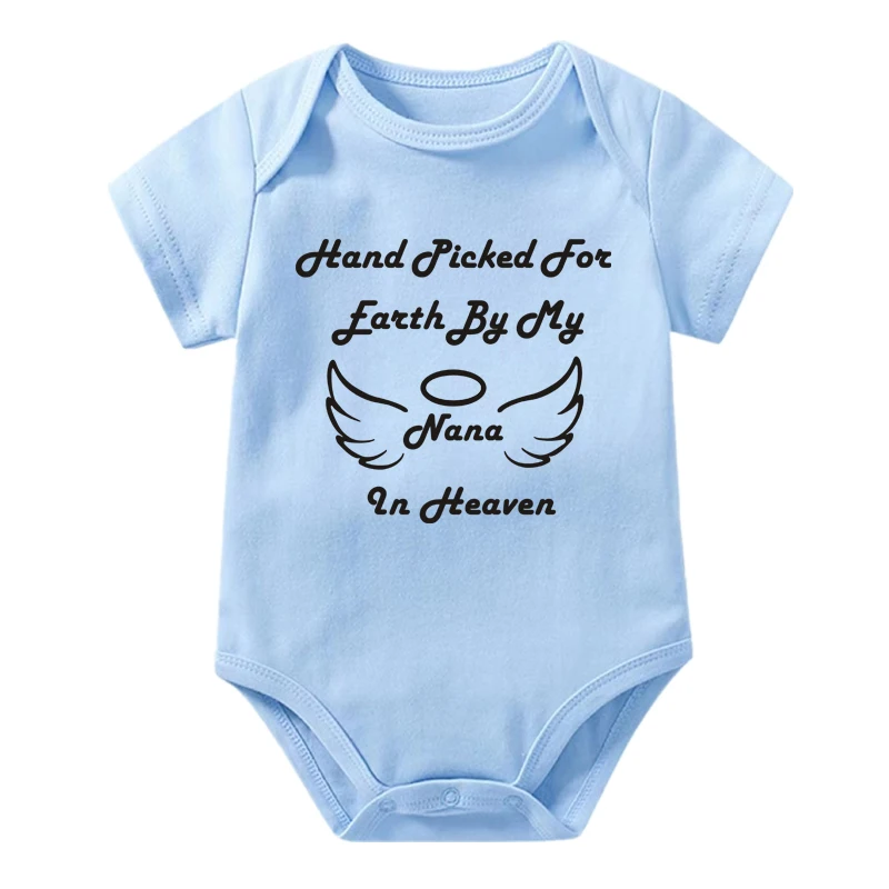 بدلة أطفال منتقاة يدويًا ، طباعة قوس قزح ، رومبير لحديثي الولادة ، بذلة قصيرة الأكمام للرضع ، من قبل نانا في السماء ، الصيف #5