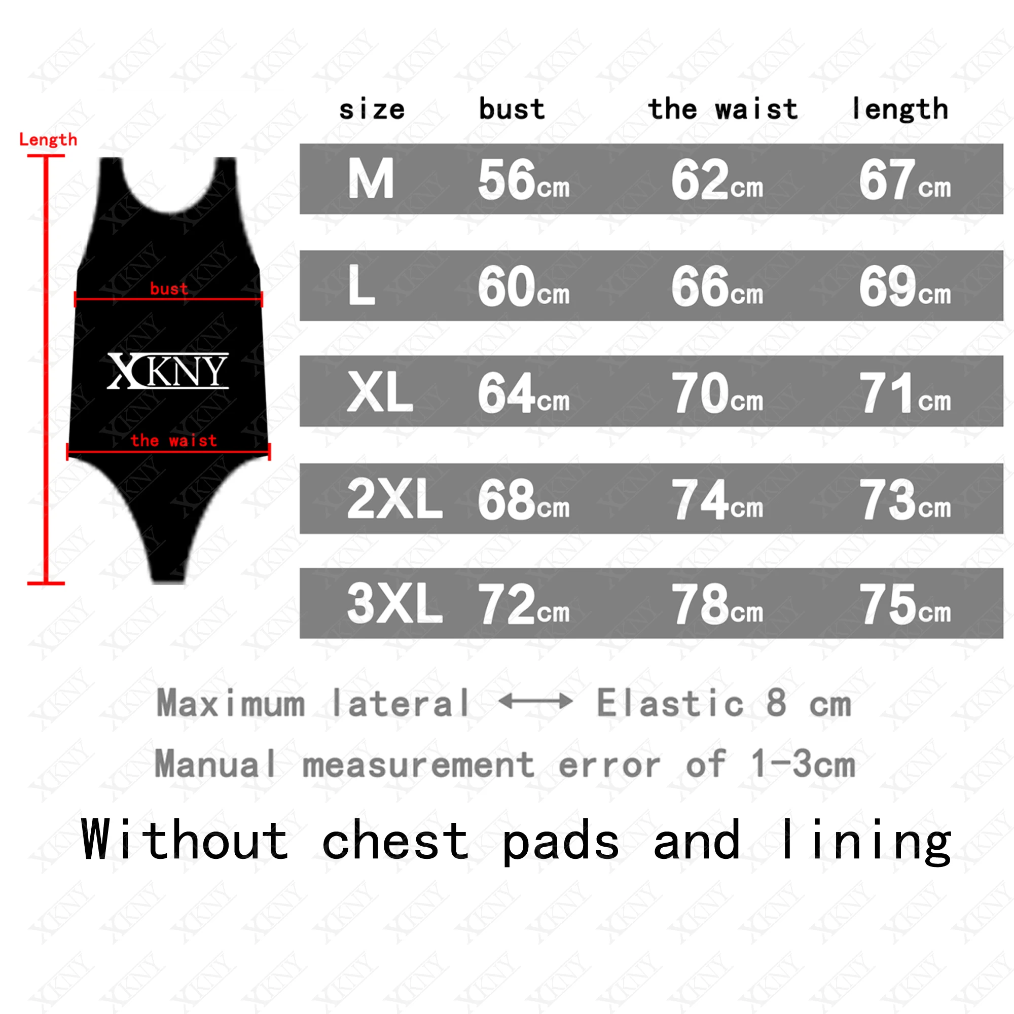 XCKNY new one-piece swimsuit sexy zipper T-shaped black soft matte Pu swimsuit color Pu swimsuit hot spring beach swimsuit