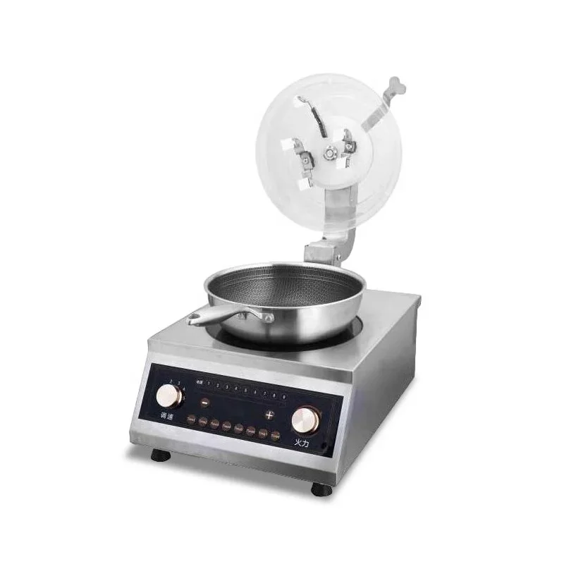 

Restaurant Hotel Canteen Electric Induction Cooking Automatic Stir Fry Rice Frying Machine