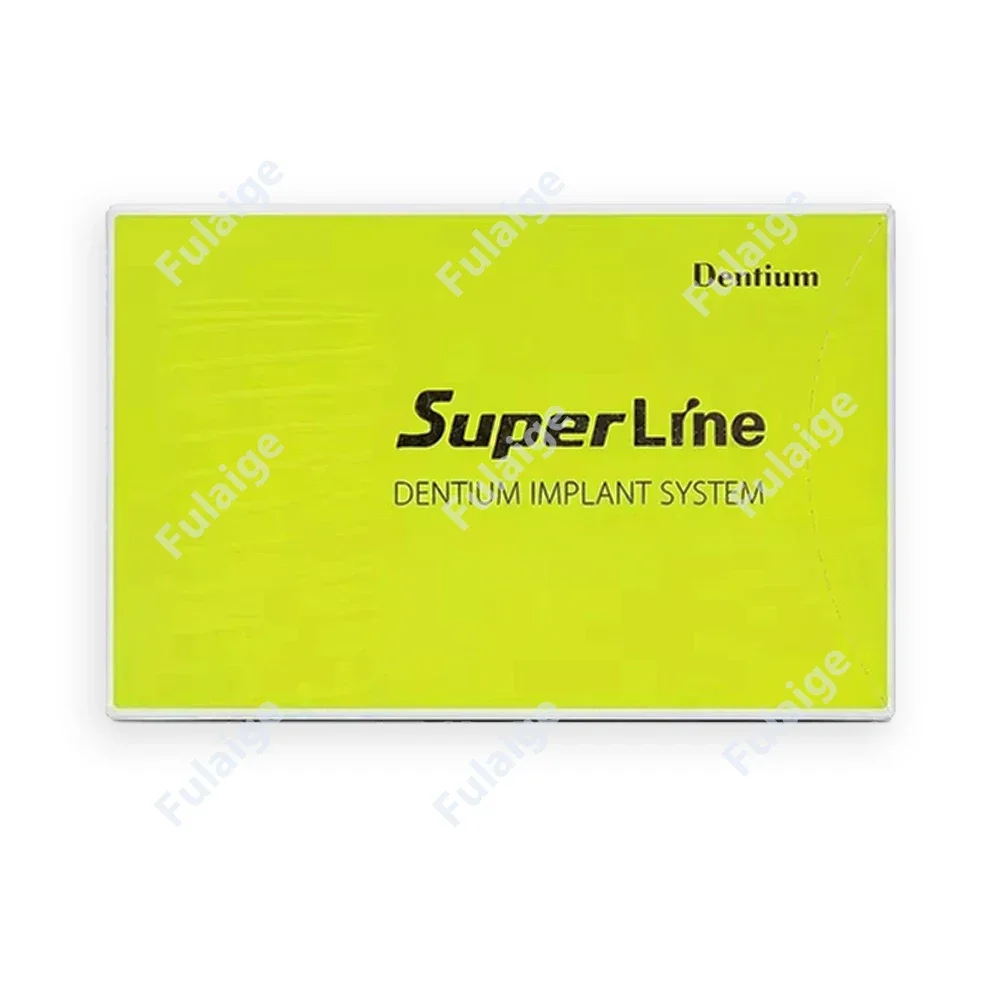 Dentium System Implant Screw SuperLine II Titanium SLA Surface Connection Bone Level Restoration FXS Serie Internal Hex Abutment