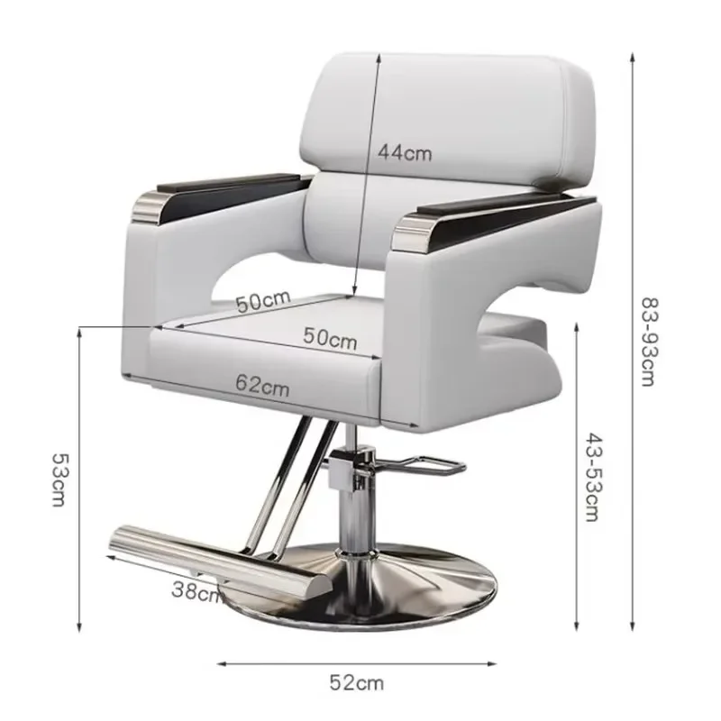 Professional Salon Barber Chair Aesthetic Vintage Simple Equipment Barbershop Chair Classic Retro Silla De Barbero Furniture