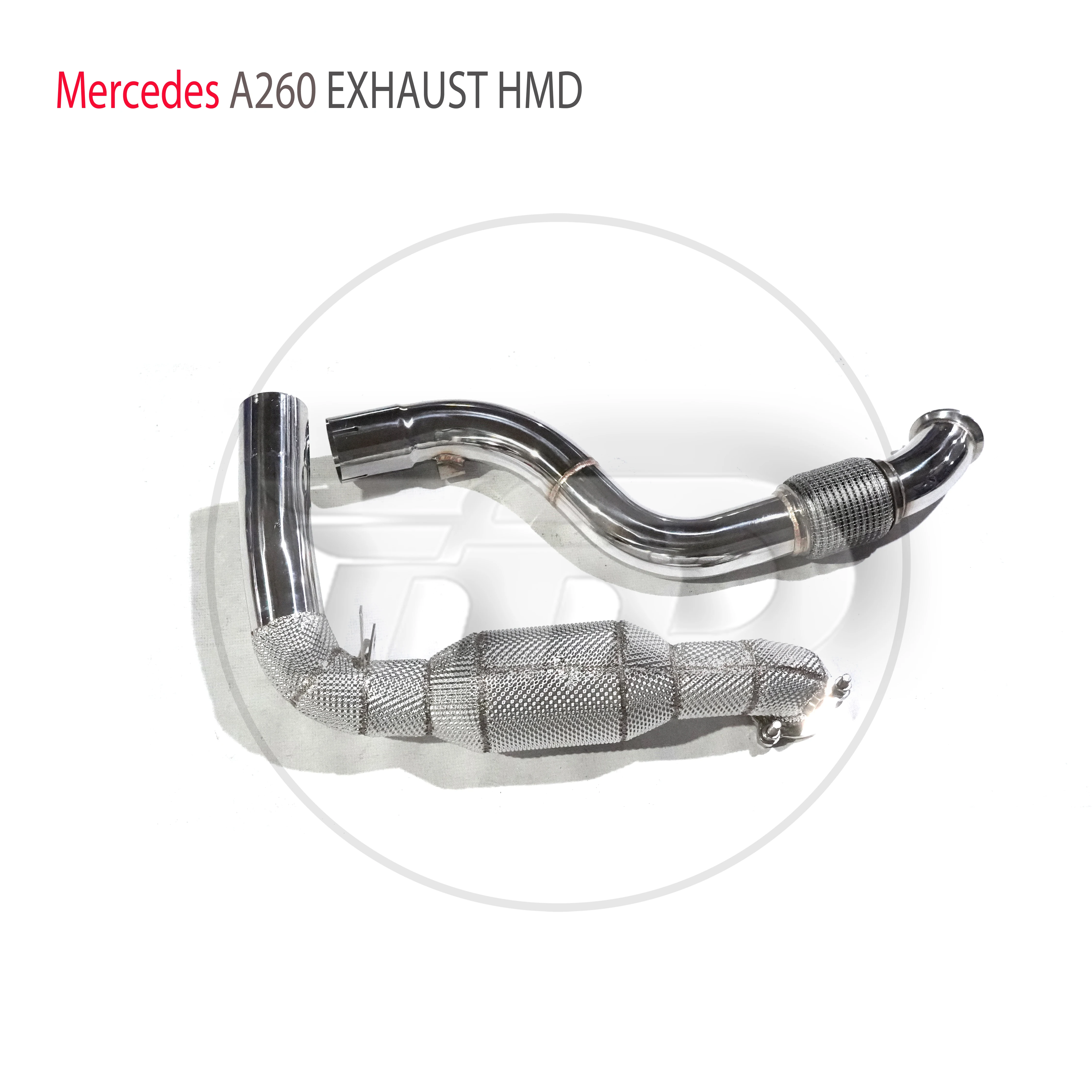 

HMD Exhaust System High Flow Performance Downpipe for Mercedes Benz A260 Car Accessories With Catalytic Header