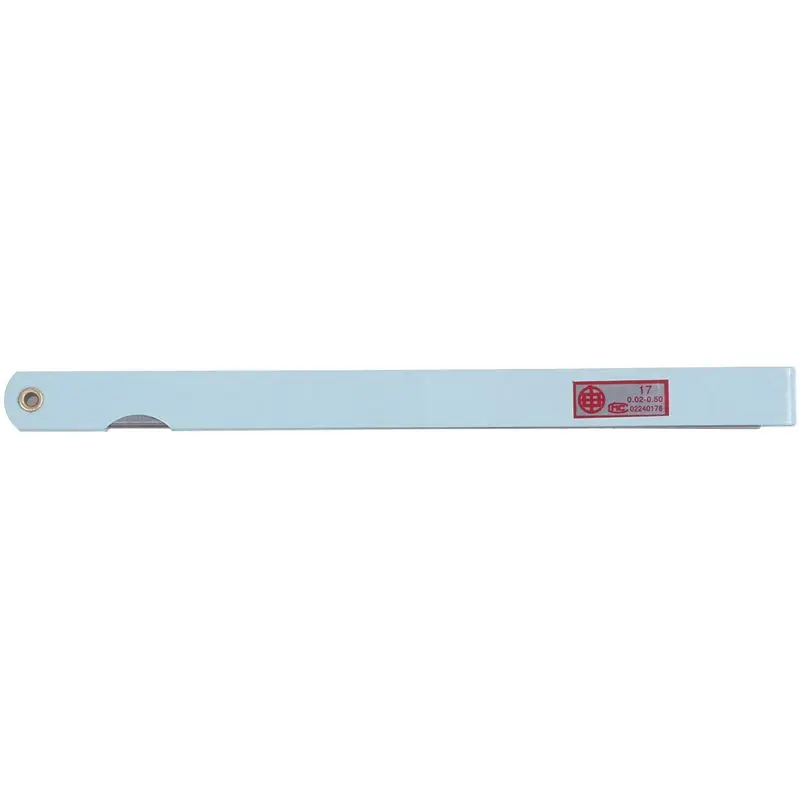 [Superx&KND] Juego de 4 Calibradores de Espesor de 200 mm de Longitud, 17 Hojas, de 0.02 mm a 1.0 mm de Grosor