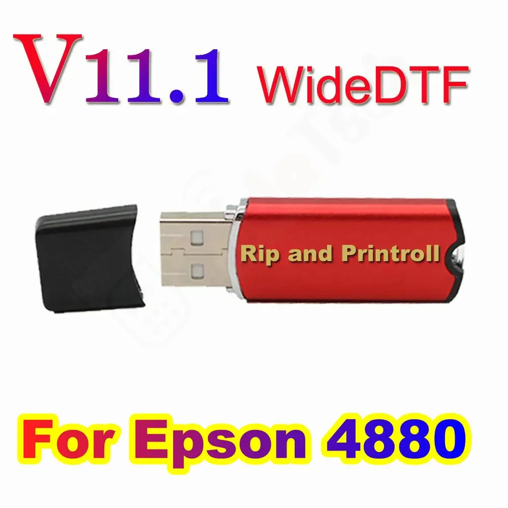 

4880 Wide Format Uv Rip Software Dtf Program WideDtf Printing Software License Key Version 11.1 Dtf Print Kit Dongle For Epson