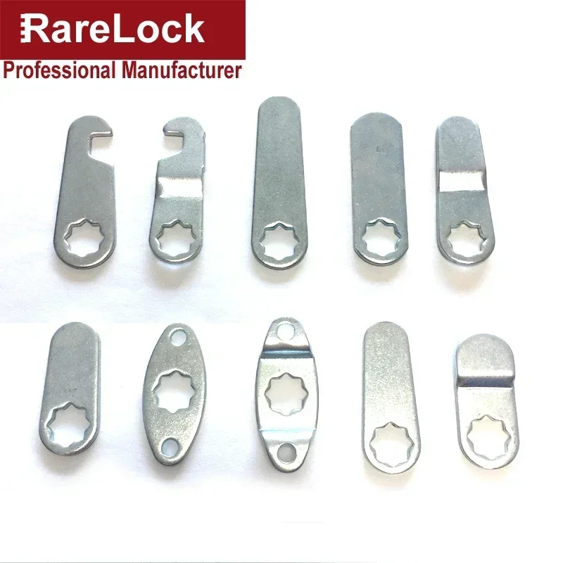 8x8mm Steel Cam Piece Lock Accessories Tail Sheet for Cabinet Cam Lock Rarelock AC01 G1