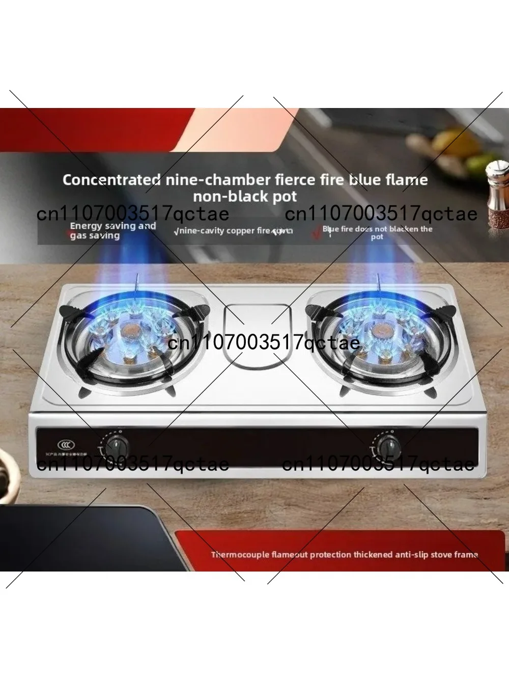 Desktop Stainless Steel Liquefied Gas Coal Binocular Stove