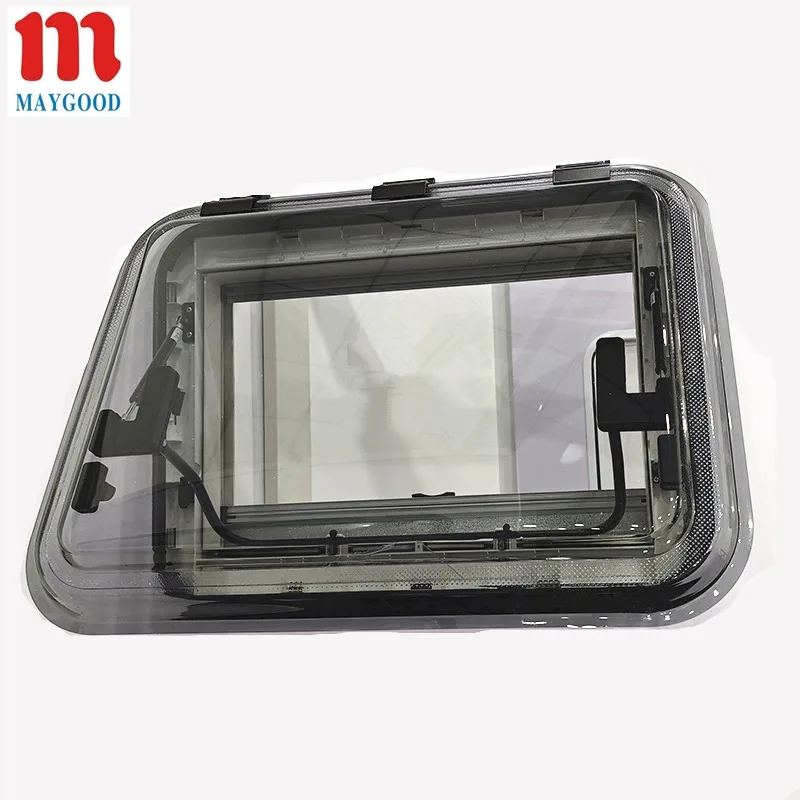 ATVAluminum Alloy Camper Roof Window Caravan And Skylight With Acrylic Cover