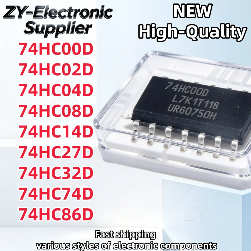 10Piece 100% New SN74HC14DR 74HC00D 74HC02D 74HC04D 74HC08D 74HC14D 74HC27D 74HC32D 74HC74D 74HC86D SOP-14