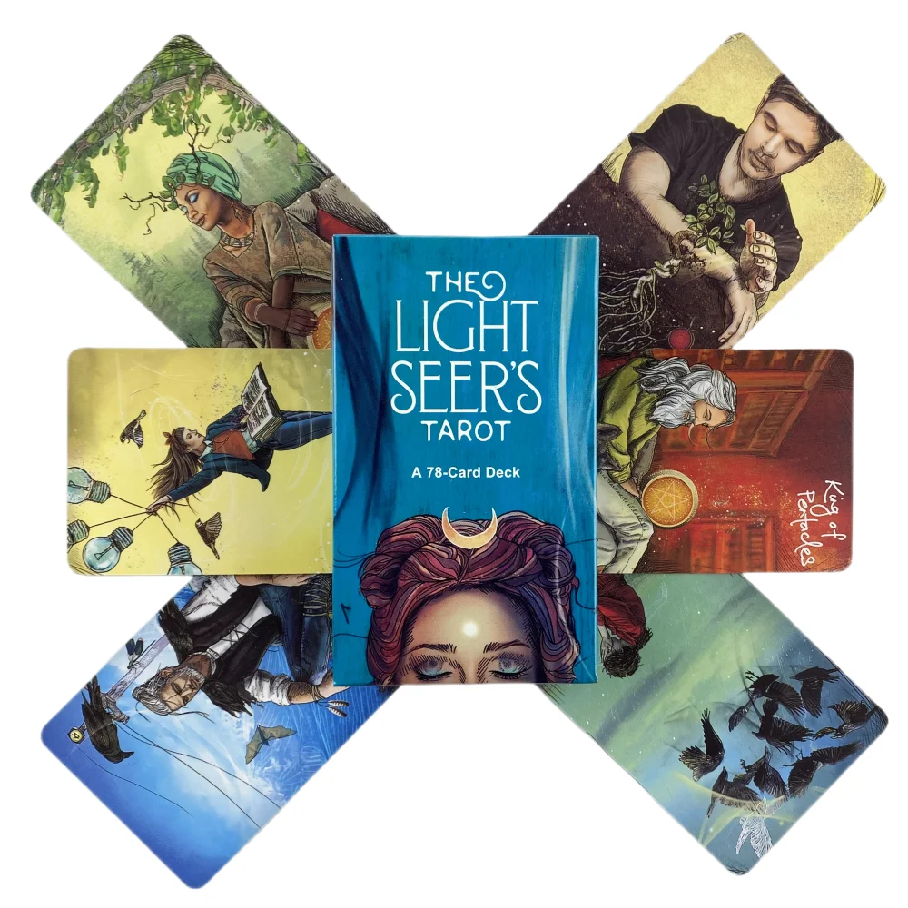 The Top Sale Tarot Cards Deck English Oracle Visions Divination Edition Borad Playing Games The Light Seers Tarot