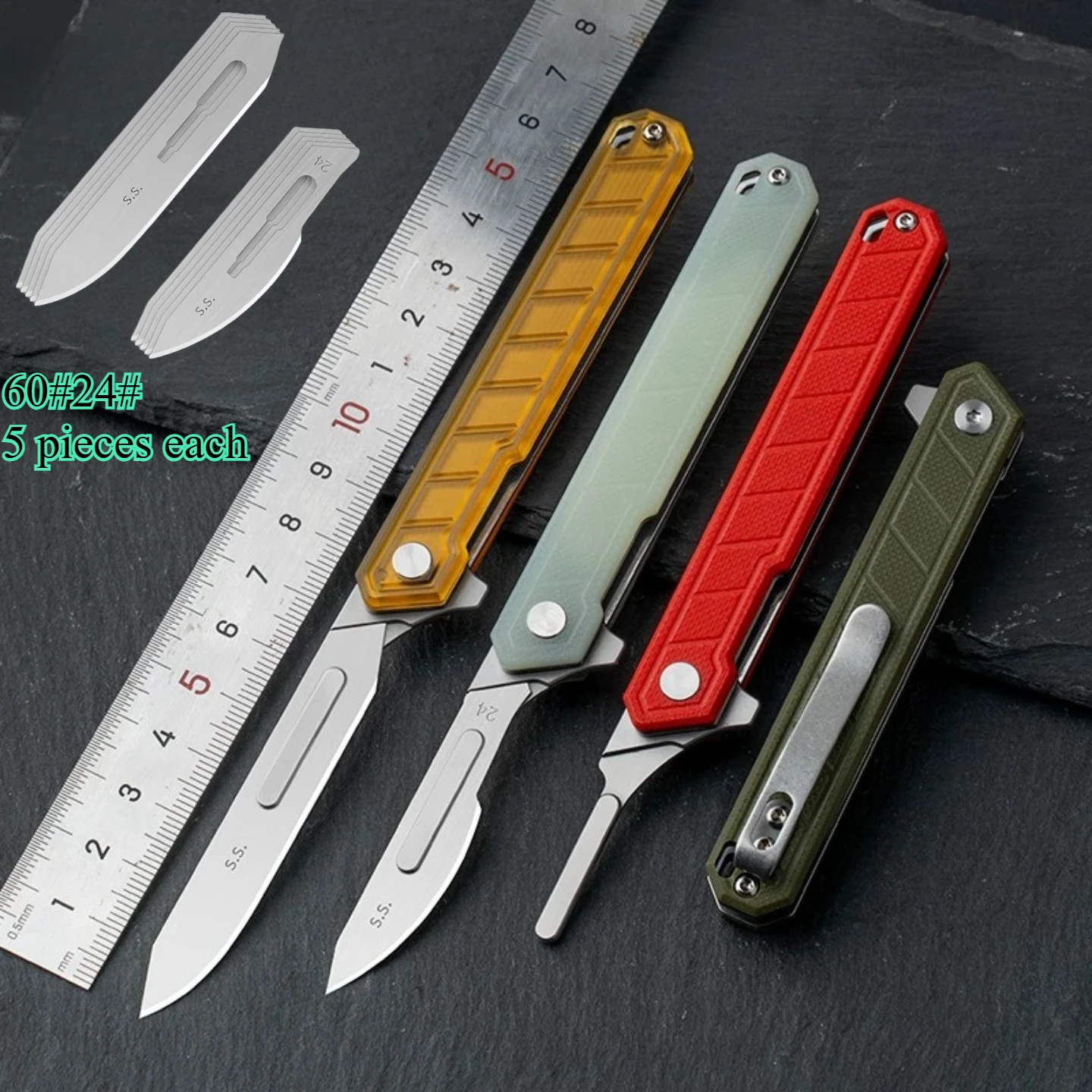 Leatherworking Items - Nuevo Cuchillo con Cuchilla Reemplazable y