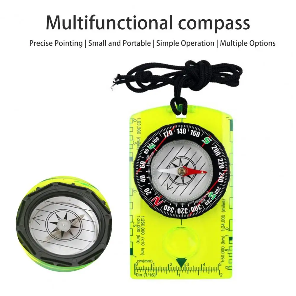 

Waterproof Compass High Sensitivity Orienteering Compass Accurate Positioning Navigation Tool for Outdoor Activities Waterproof