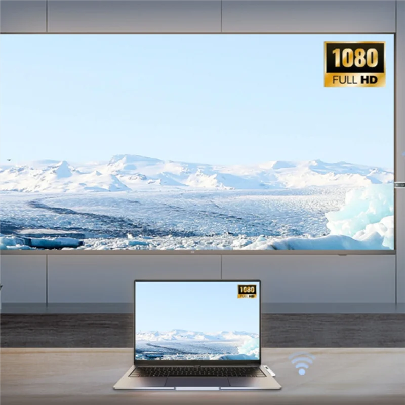 

JABS-Wireless Transmitter Receiver -Compatible 1080P@60HZ 30M For TV Projecto Mini Plug And Play