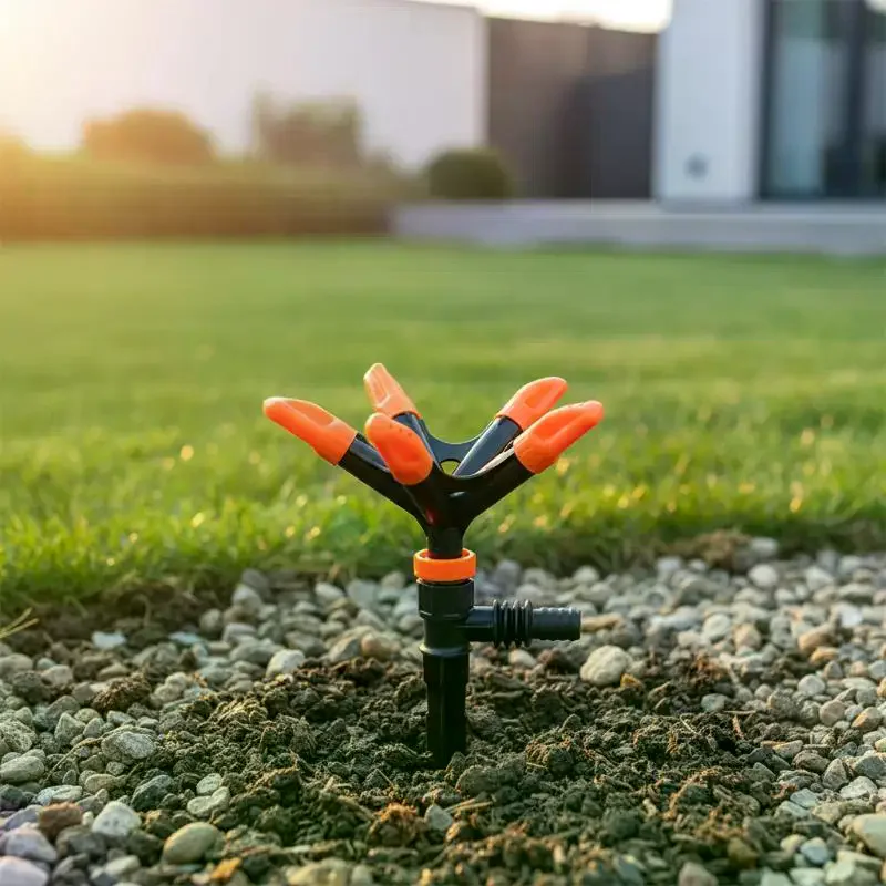 Garden Rotary Water Sprinkler Agriculture Watering 360 Degrees Automatic Sprinkler Irrigation Lawn Sprinkler