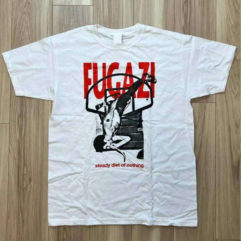 Fugazi régime stable de rien t-shirt blanc S 5Xl