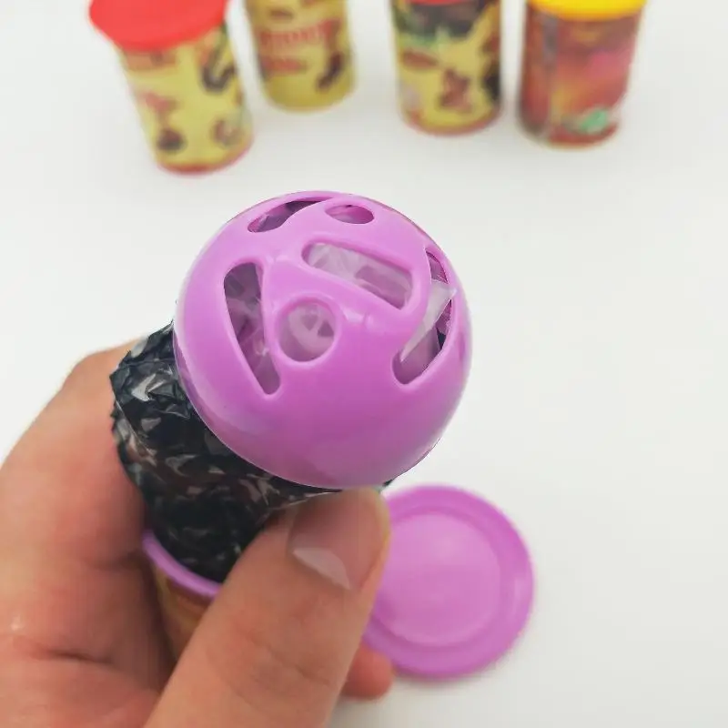 1Pcs Funny Magic Candy Can Prank Toy Surprise Spring Out Trick Can Joke Toy For Halloween April Fools Day Party Game Gifts