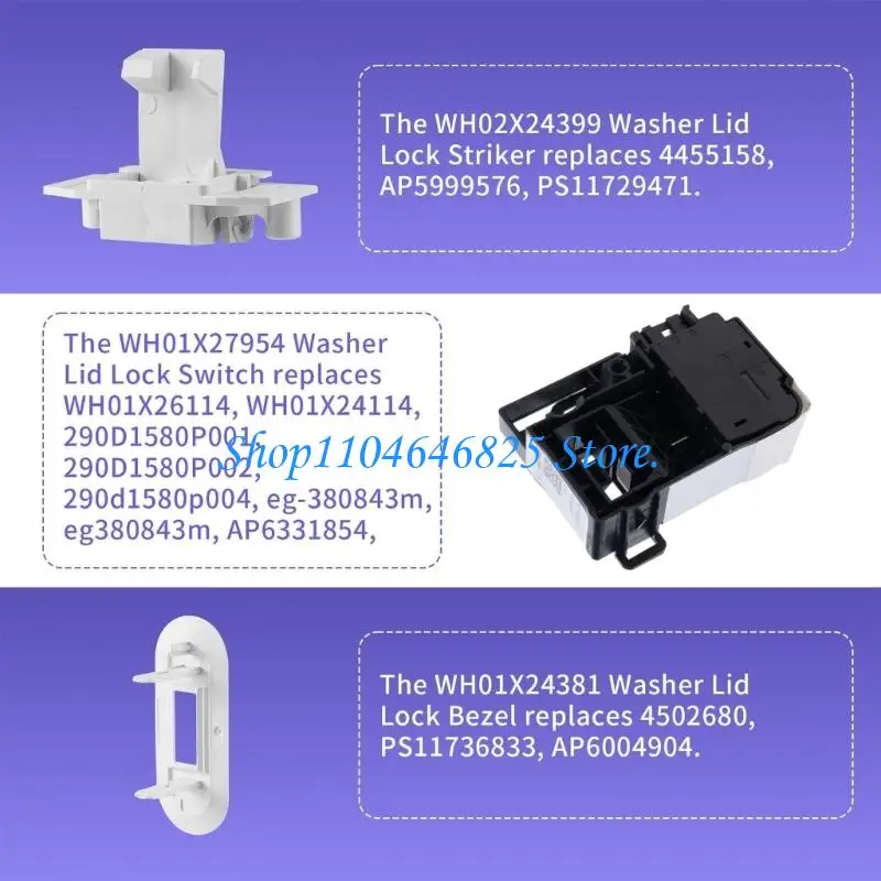 WH01X27954 Washing Machine Cover Lock Switches For Top Load Washer Washing Machine