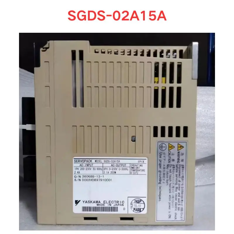 Used OEM disassembled parts SGDS-02A15A Servo driver Functional test OK