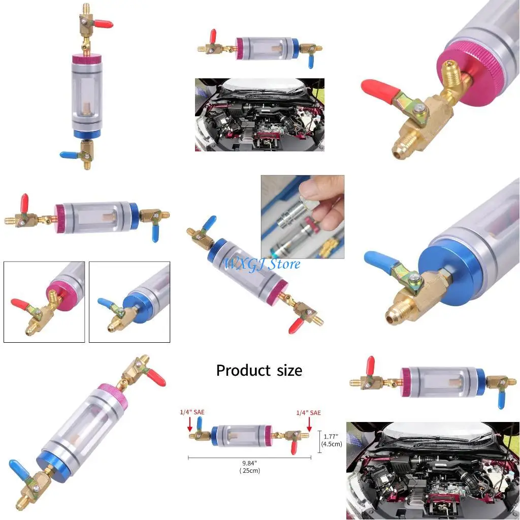 

37JE R134 Coldrigtion Charging для автомобильных грузовиков, удобный для пользователя с прозрачным индикатором
