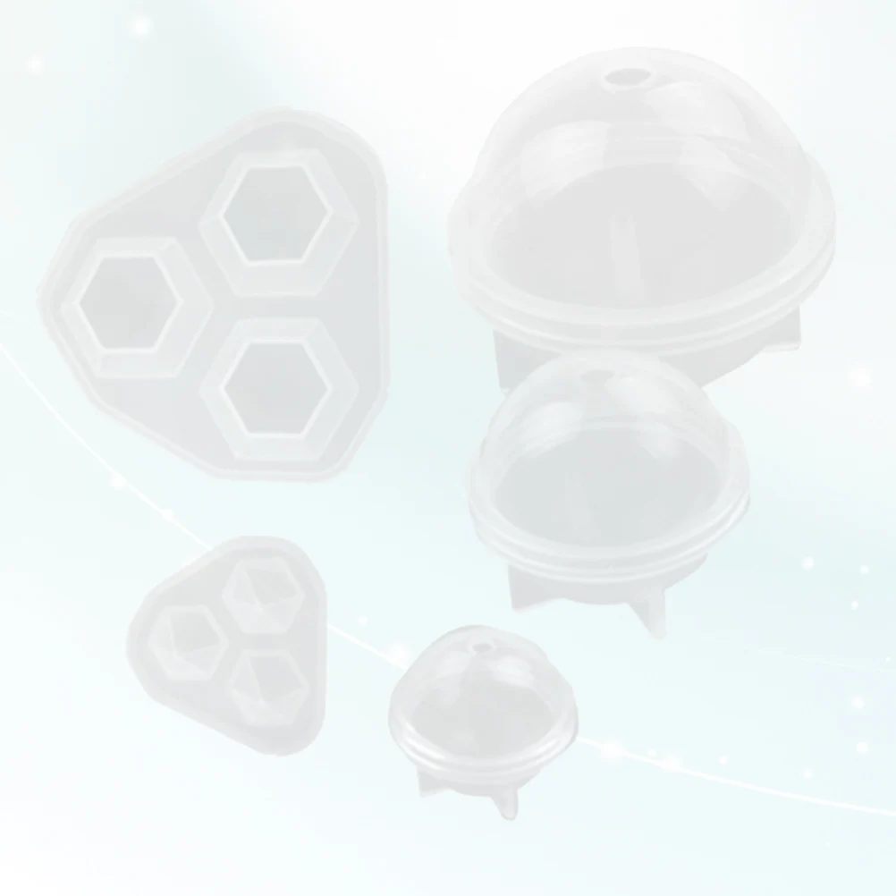 3 قطعة قالب من السيليكون قلادة مجوهرات مستديرة صنع DIY بها بنفسك صب الراتنج الديكور لوازم الحرفية كرة أرضية مائية سنو غلوب