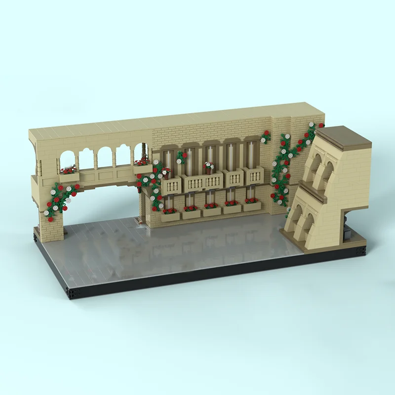 Star Movie Moc Building Bricks Modular Famous Scene Diorama MOC Model Technology Blocks Christmas DIY Toy Construction Gifts