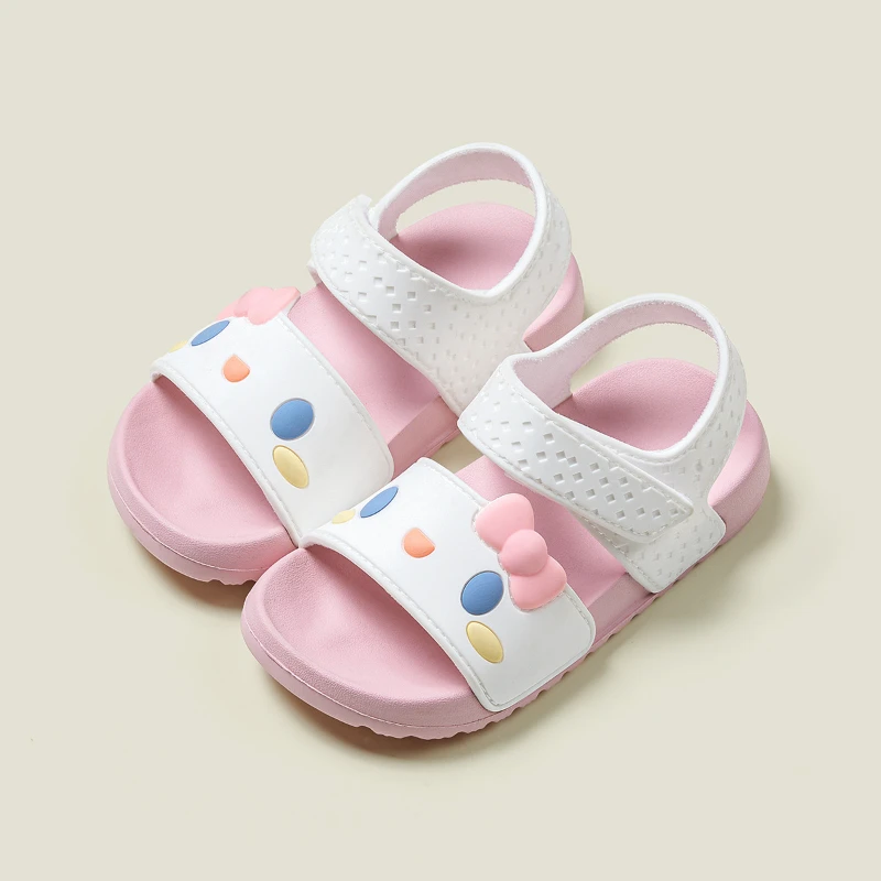 New 2024 Children's Summer Beach Sandals for Boys and Babies Cartoon Girls Cute Anti slip Sandals