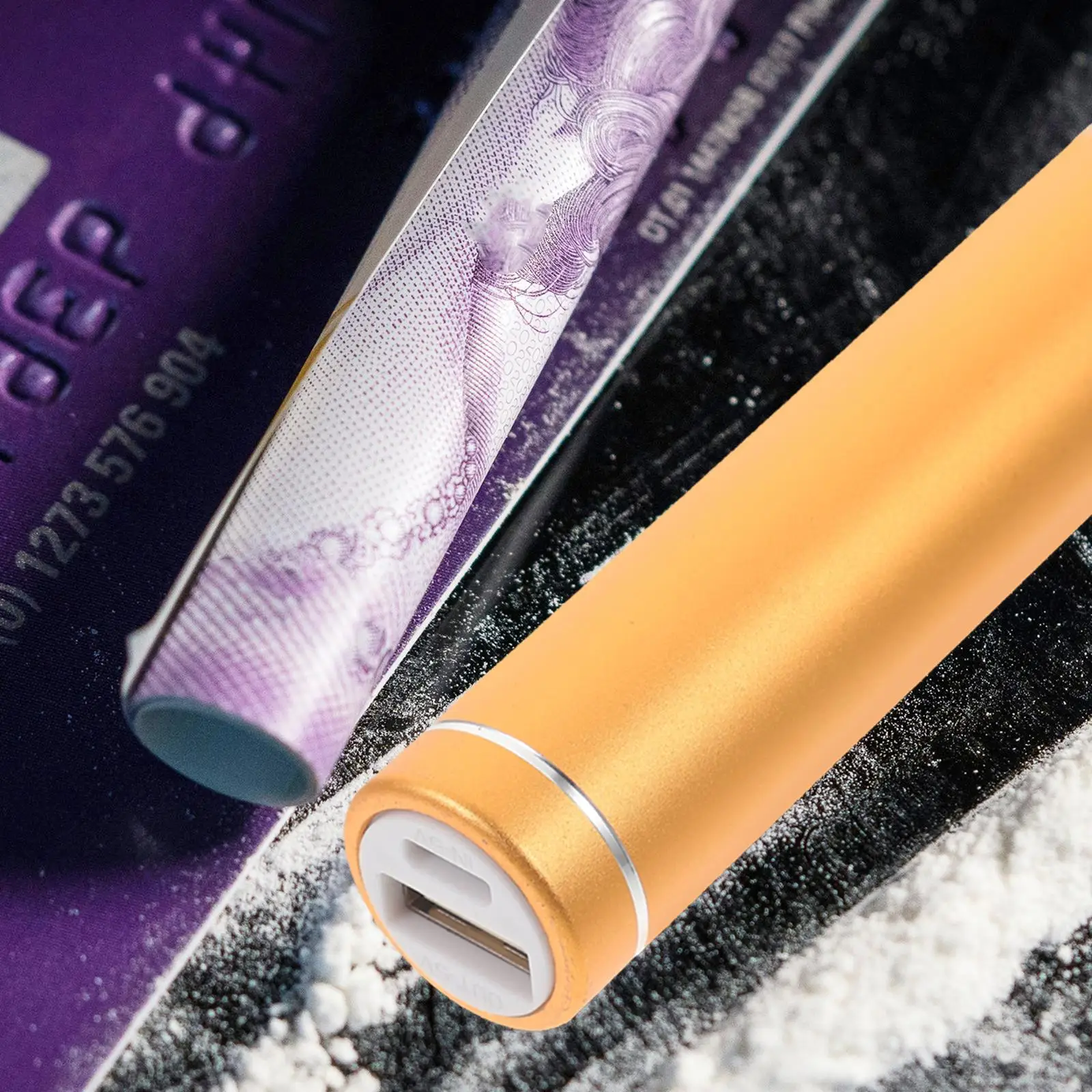 1Pc Golden Fake Power Bank Secret Storage Box Hidden Money Container Cash Key Safe Hider Outdoor Security Lock Prank